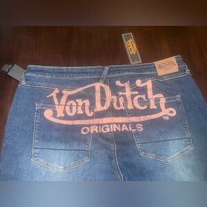 Von Dutch Flare Leg Plus Size Jeans NWT Size 18